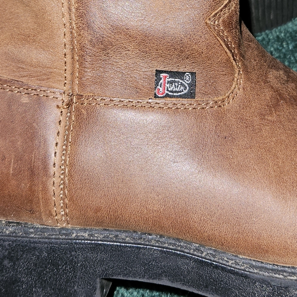 Boys Justin Leather boots